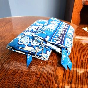 Vera Bradley Blue Lagoon Wallet And Change Purse Blue